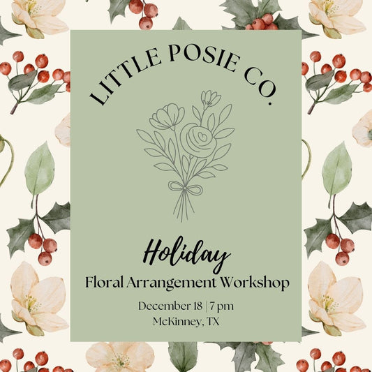 Holiday Floral Arrangement Workshop